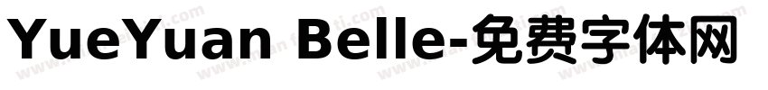 YueYuan Belle字体转换